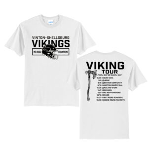 Viking Football Unisex Short Sleeve Tee-White