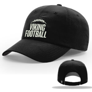 Viking Football Richardson Unstructured R-Active Lite Adjustable Cap-Black