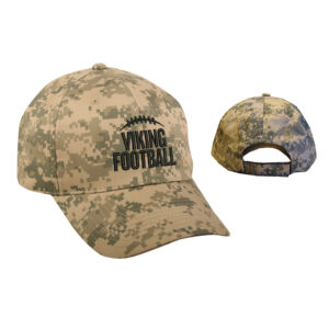 Viking Football Digital Camo pro-twill adjustable cap-Tan