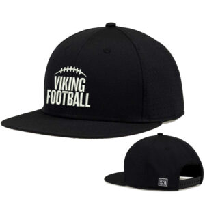 Viking Football The Game Perforated GameChanger Snapback Cap-Black