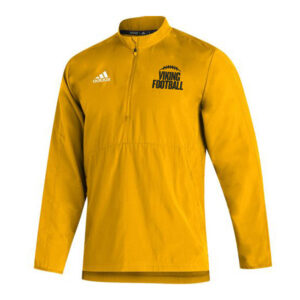 Viking Football Adidas Team Sideline 21 long sleeve 1/4 zip pullover – Collegiate GOLD – Limited Edition colorway
