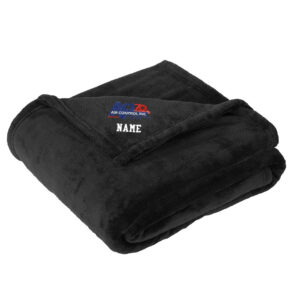 Air Control Port Authority Oversized Ultra Plush Blanket-Black