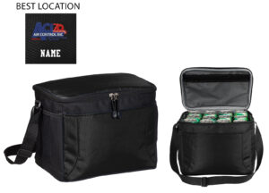 Air Control Port Authority 12-Can Cube Cooler-Black/Black