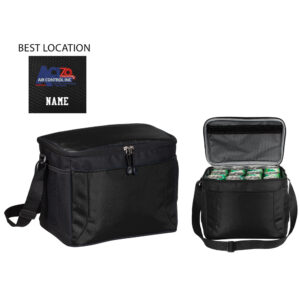 Air Control Port Authority 12-Can Cube Cooler-Black/Black