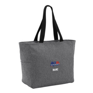 Air Control Port Authority Essential Zip Tote-Heather Grey