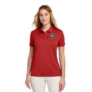 Boone County Iowa Republican Nike Ladies Dry Essential Solid Polo-University Red