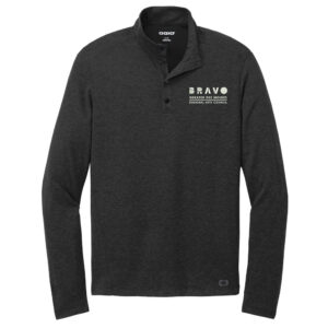 Bravo Greater Des Moines OGIO Command 1/4-Snap long sleeve Men-Blacktop