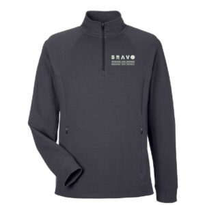 Bravo Greater Des Moines North End Men’s Rhythm Waffle Quarter-Zip Pullover-Carbon