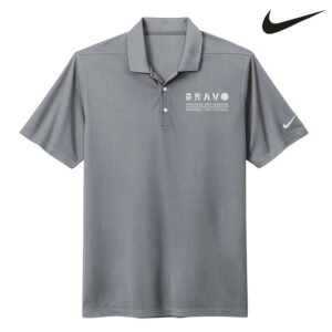 Bravo Greater Des Moines Nike Dri-FIT Micro Pique 2.0 Polo Men-Cool Grey
