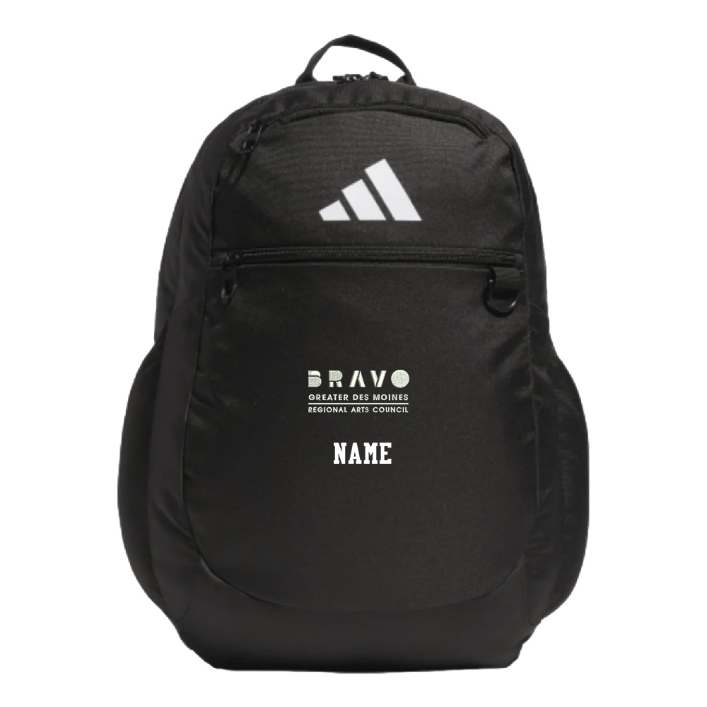 Bravo Greater Des Moines Adidas Striker 3 Team Backpack- Black