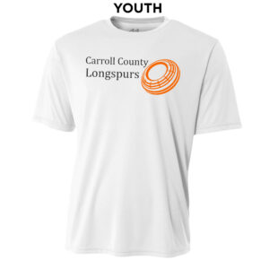 Longspurs Trapshooting YOUTH Cooling Performance Tshirt-White