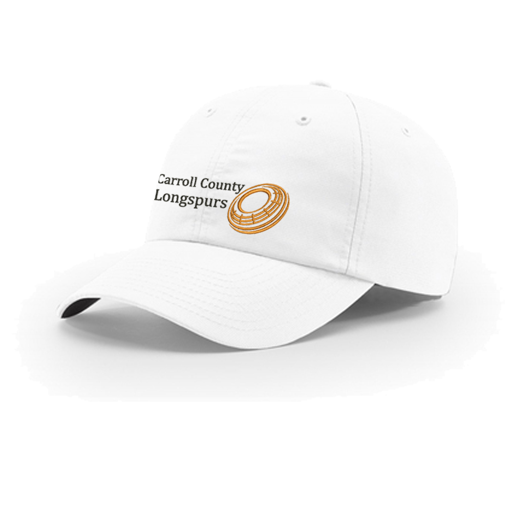 Longspurs Trapshooting Richardson Unstructured R-Active Lite Adjustable Cap-White