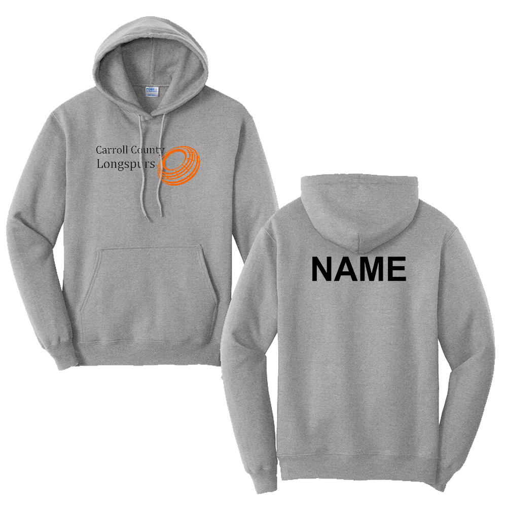 Longspurs Trapshooting Unisex Fleece Hooded Sweatshirt-Athletic Heather