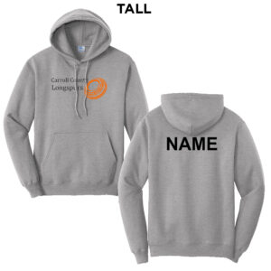 Longspurs Trapshooting Tall Fleece Hooded Sweatshirt-Athletic Heather