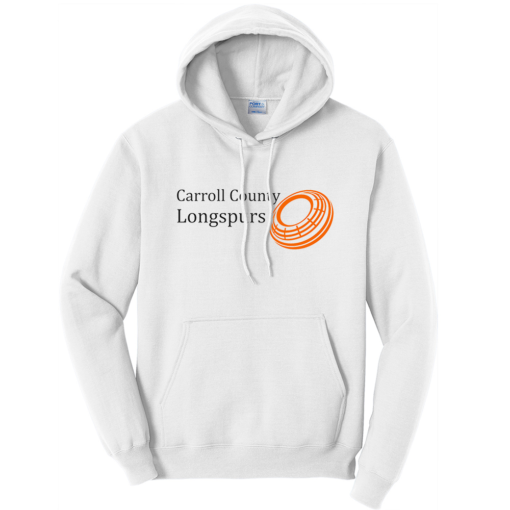 Longspurs Trapshooting Unisex Classic Core weight Cozy Pullover Hooded Sweatshirt-White
