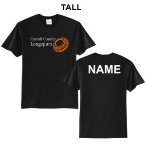 Longspurs Trapshooting Tall Short Sleeve Tee-Black