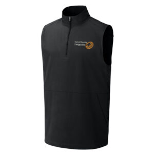 Longspurs Trapshooting Sport-Tek Repeat 1/2-Zip Vest Men-Black