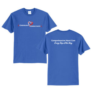Cardiology Consultants Unisex Short Sleeve Tee-Royal