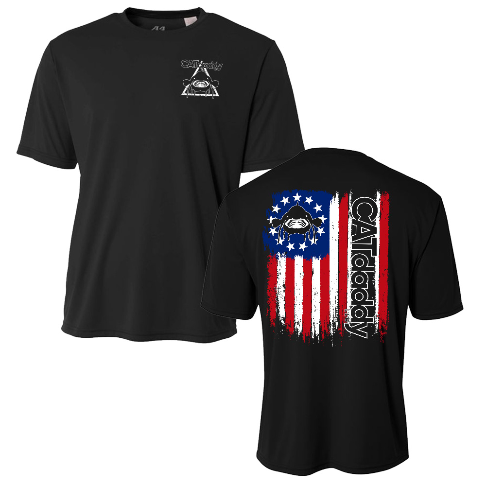 Cat Daddy Adult Cooling Performance Tshirt -Black
