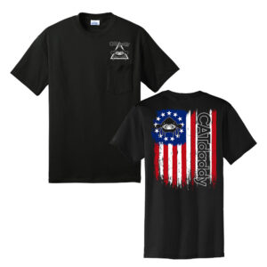 Cat Daddy Unisex POCKET Short Sleeve Tee-black