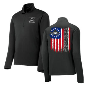 Cat Daddy Sport-Tek PosiCharge Competitor 1/4 Zip Pullover Men-Black