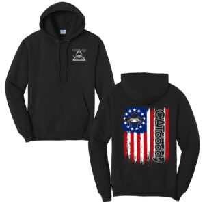 Cat Daddy Unisex Fleece Hooded Sweatshirt-Black