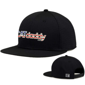 Cat Daddy The Game Perforated GameChanger Snapback Cap-Black