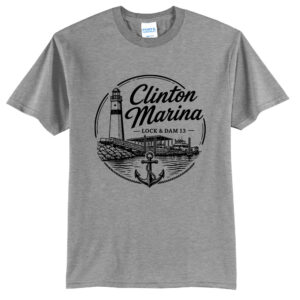 Clinton Marina Unisex Short Sleeve Tee-Athletic heather