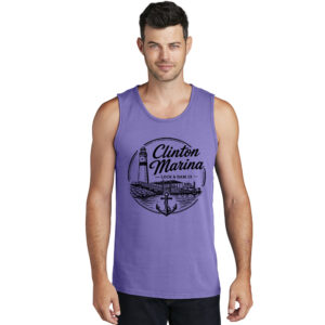 Clinton Marina Port Company Pigment Dyed Tank Top Men-Amethyst