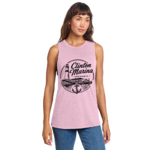 Clinton Marina District Women’s Perfect Tri Relaxed Tank-Blush Frost