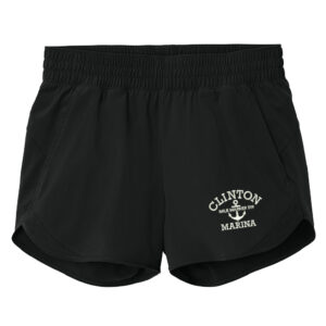 Clinton Marina Sport-Tek Women’s Repeat Swift Short-Black