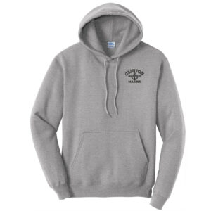 Clinton Marina Unisex Fleece Hooded Sweatshirt-Athletic heather