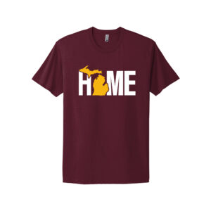 Central Michigan Next Level Premium Fitted Short Sleeve Unisex-Maroon