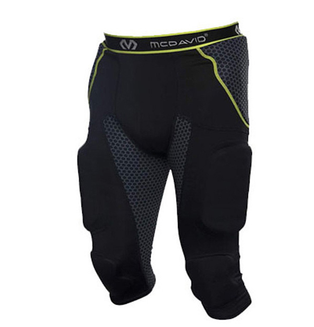 18. McDavid Rival 7-Pad 3/4 Tight with Thigh Guards - Black