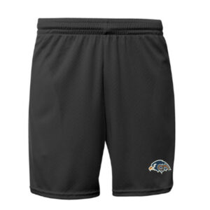 28. Colfax-Mingo Football A4 7″ Mesh Shorts with Pockets – Black