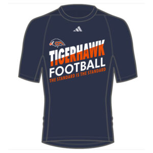 31. Colfax-Mingo Football Adidas Techfit Short Sleeve Tee – Navy