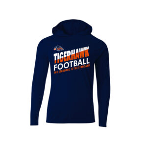 33. Colfax-Mingo Cooling Performance Long Sleeve Hooded Tee – Navy
