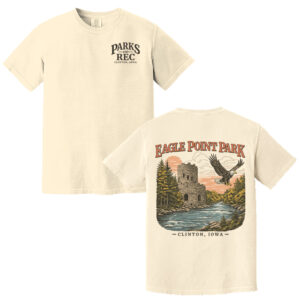 Eagle Point Comfort Colors Pigment Dyed Short Sleeve Shirt Unisex-Ivory