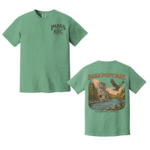 Eagle Point Comfort Colors Pigment Dyed Short Sleeve Shirt Unisex-Light Green