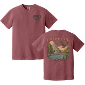 Eagle Point Comfort Colors Pigment Dyed Short Sleeve Shirt Unisex-Brick