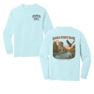 Eagle Point Comfort Colors Heavyweight Ring Spun Long Sleeve Tee Unisex-Chambray