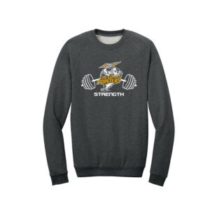 CPU Strength Conditioning District Cloud Fleece Crew Unisex-Heathered Charcoal