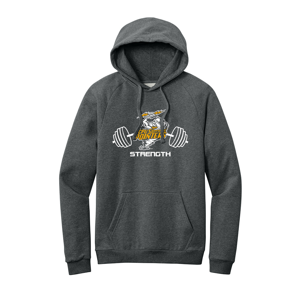 CPU Strength Conditioning District Cloud Fleece Hoodie Unisex-Heathered Charcoal