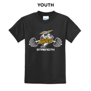 CPU Strength Conditioning Youth Short Sleeve Tee-Black