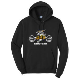 CPU Strength Conditioning Unisex Fleece Hooded Sweatshirt-Black