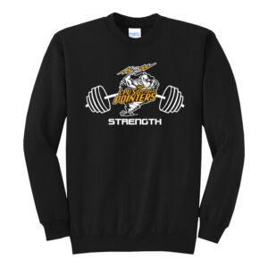 CPU Strength Conditioning Unisex Fleece Crewneck Sweatshirt-Black