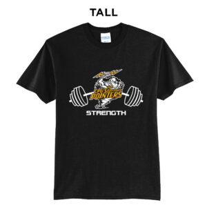 CPU Strength Conditioning Tall Short Sleeve Tee-Black