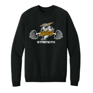 CPU Strength Conditioning District Cloud Fleece Crew Unisex-Black