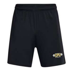 CPU Strength Conditioning Under Armour Men’s UA Tech Vent 7″ pocketed Shorts-Black (2x)
