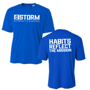 Storm Strength Adult Cooling Performance Tshirt -Royal